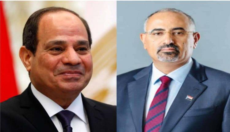 الزُبيدي يهنئ السيسي بإعادة انتخابه: شراكة تاريخية وتعاون مثمر