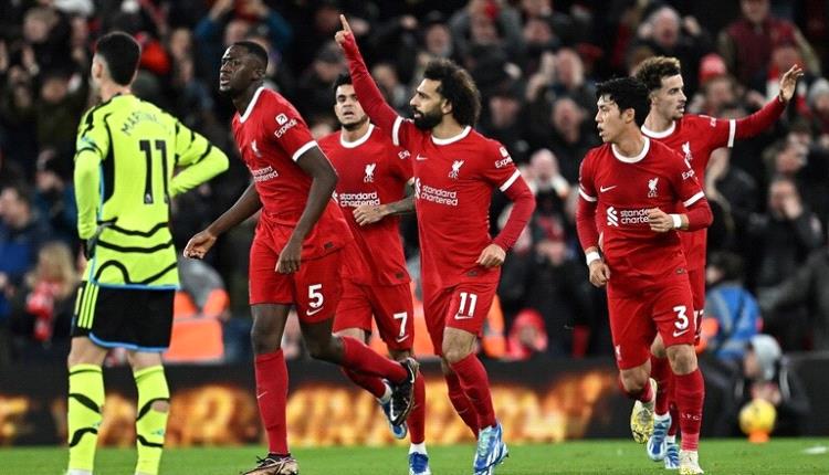 محمد صلاح يهز شباك أرسنال بهدف رائع