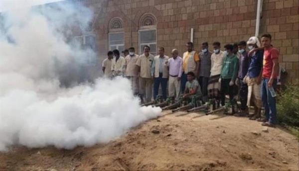 تدشين حملة للرش الرذاذي والضبابي وتجهيز مراكز متخصصة لمجابهة وباء الكوليرا في لحج
