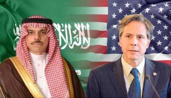 وزير الخارجية السعودي يبحث مع نظيره الأمريكي تطورات الوضع في غزة والسودان