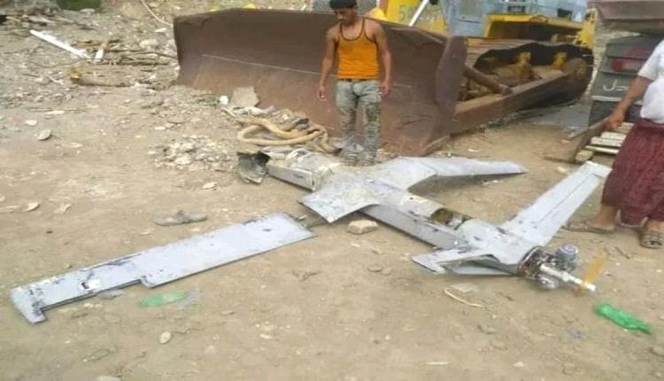 سقوط مُفاجئ لطائرة حوثية مُسيرة في أبين
