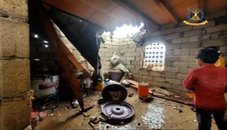 طائرة مسيرة حوثية تقصف منزل مواطن في بلدة المِرياح شمال غربي حجر الضالع
