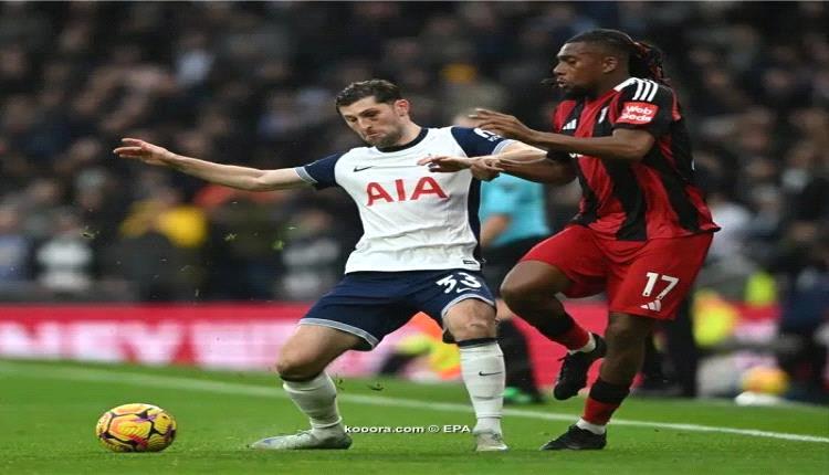 فولهام يفرض التعادل على توتنهام
