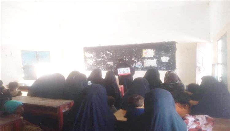 حملة توعوية عن مرض الكوليرا بمنطقة وادي مرخة بخور عميرة
