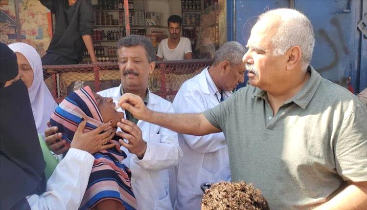 بحضور البيشي تدشين حملة تحصين طارئة ضد الكوليرا في التواهي