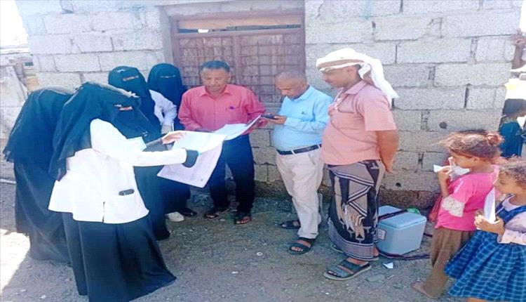 نزول مشرفين مركزيين من وزارة الصحة، على فرق حملة التحصين ضد الكوليرا بالمضاربة
