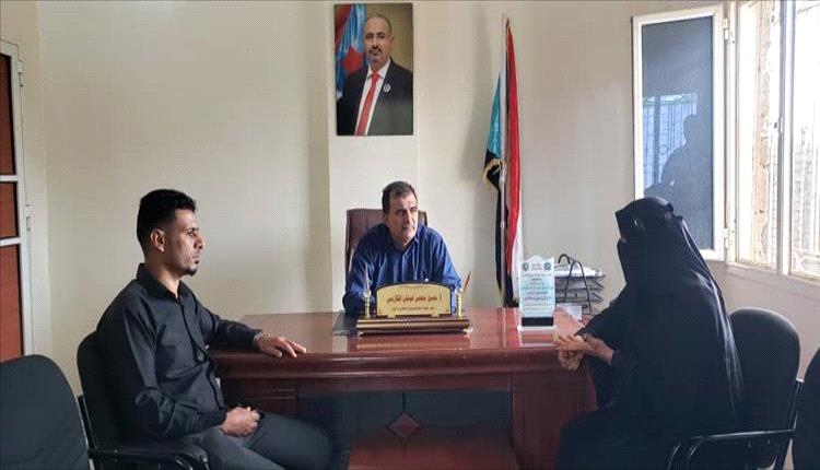 نائب رئيس تنفيذية انتقالي أبين يلتقي نائب رئيس دائرة الشهداء والجرحى في الأمانة العامة

