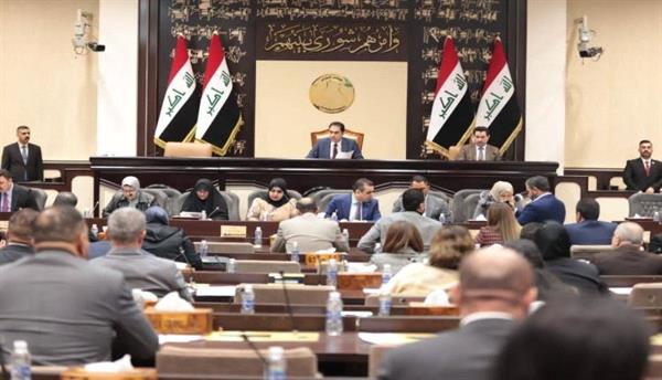 صدام حسين حاضر في انتخاب رئيس البرلمان العراقي

