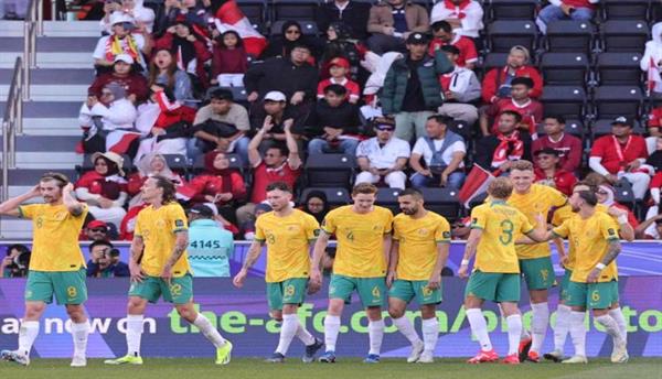أستراليا تسحق إندونيسيا وتنتظر السعودية أو كوريا الجنوبية في ربع نهائي كأس آسيا
