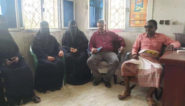 انتقالي أبين يتفقد جمعية باتيس لرعاية المعاقين بخنفر
