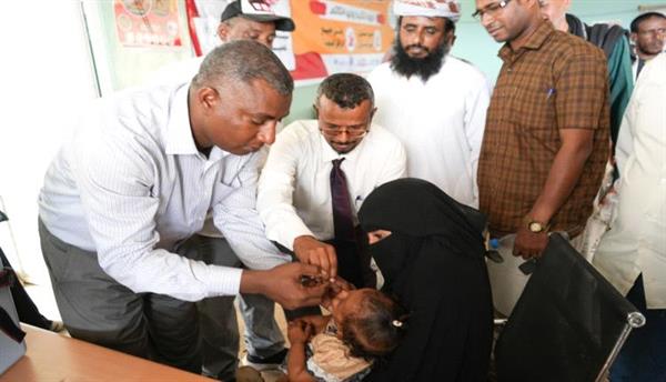 سقطرى: مديرعام مكتب الصحة يدشن الحملة الوطنية للتحصين ضد مرض شلل الأطفال 
