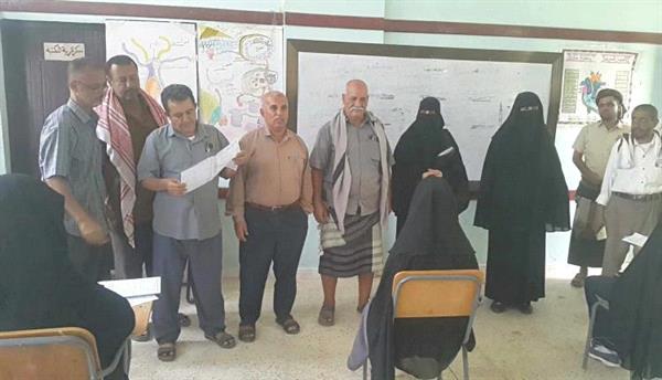 رئيس تنفيذية انتقالي لودر ومأمور المديرية يدشنان إمتحانات إتمام الشهادة الثانوية في مدارس المديرية
