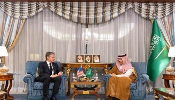 بن فرحان يبحث مع نظيره الأمريكي وقف النار في غزة وإدخال المساعدات للقطاع