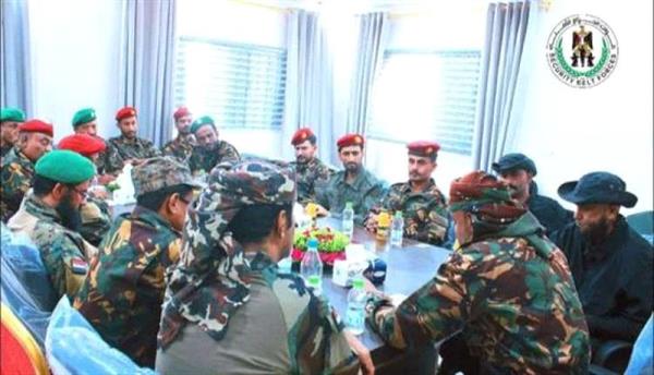 قوات الحزام الأمني في أبين تستعد لخطة تدريب شاملة
