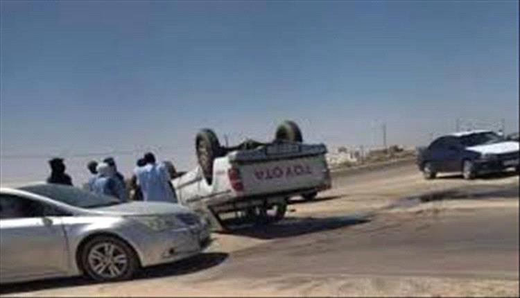 حادث مروري لمغتربين يمنيين في السعودية