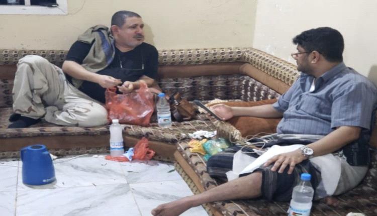 المناضل أديب العيسي يلتقي مدير أمن أبين ويشيد بخطة تأمين مليونية "عشال ولا للإرهاب"