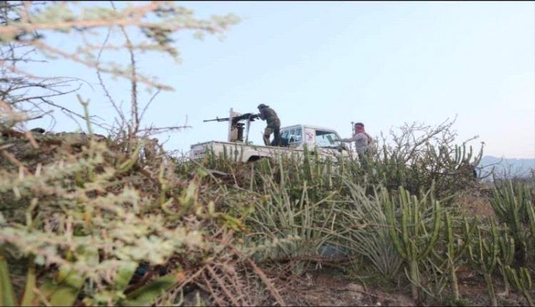 القوات الجنوبية تدحر مليشيا الحوثي بمواقع في جبهة عهامة
