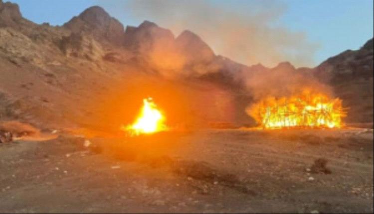 الحملة الأمنية بالصبيحة تداهم أوكار المهربين شمال غرب مديرية المضاربة ورأس العارة