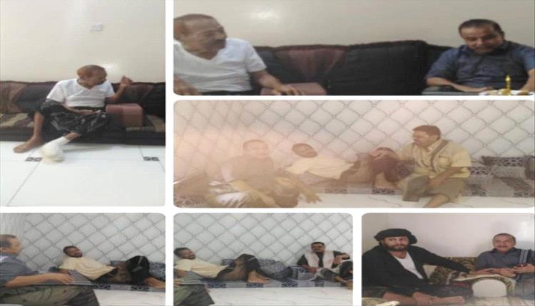 رئيس انتقالي ميفعة يواصل زياراته العيدية ويطمئن على صحة كوكبة من كوادر المديرية
