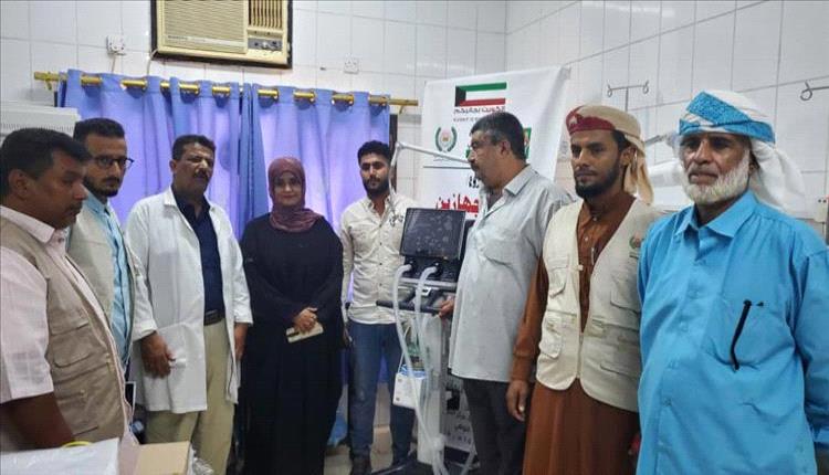 مستشفى الصداقة ومركز الطوارئ التوليدية بالتواهي جهازي تنفس لحديثي الولادة مقدمة من جمعية الحكمة
