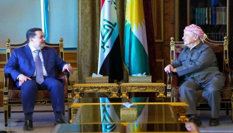السوداني في أربيل والنفط والرواتب على رأس المباحثات مع بارزاني
