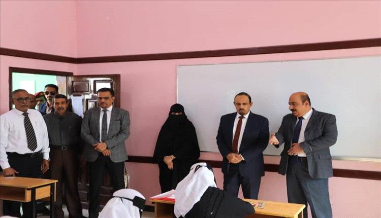 محافظ حضرموت يدشّن اختبارات نهاية الفصل الدراسي الثاني لأكثر من 335 ألف طالب وطالبة 

