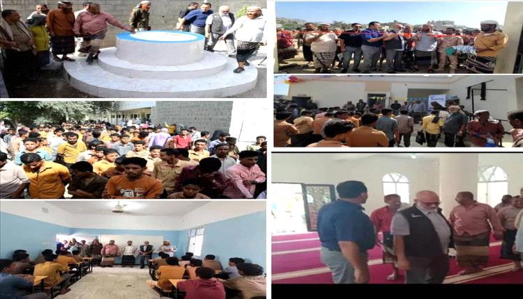 لحج..افتتاح مشروع حيوي هام بطور الباحة

