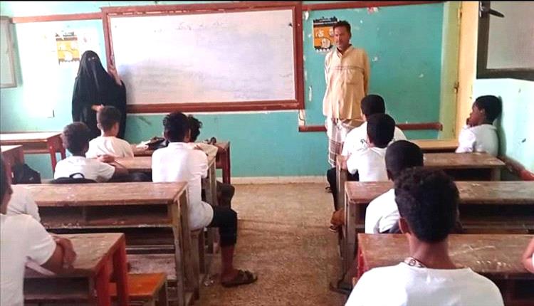 عودة الحياة الدراسية في مدارس الحوطة بعد فترة الإضراب
