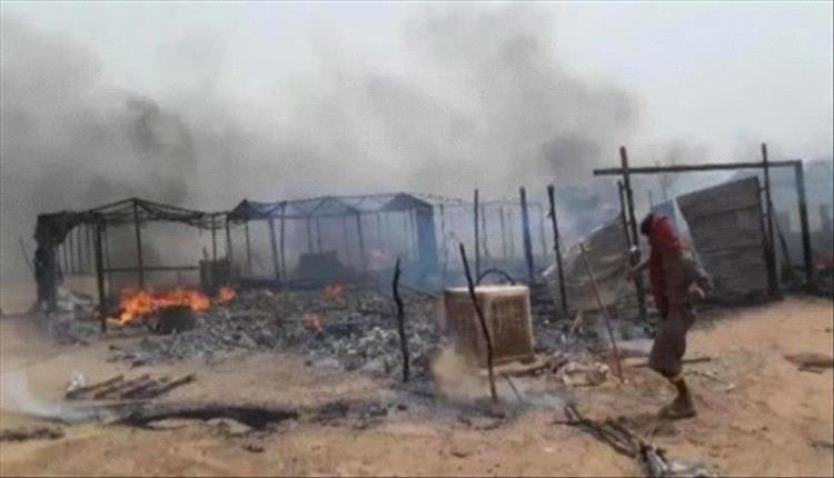 إثر حريق.. إصابة 4 أطفال بمأرب
