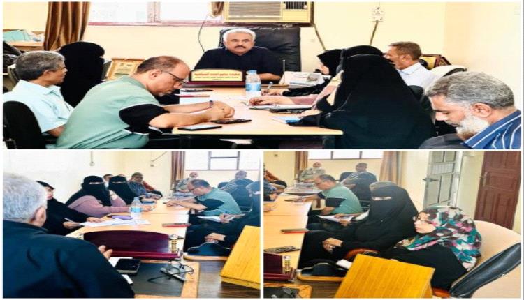 برئاسة الشكلية.. مكتب التعليم الفني بالعاصمة عدن يعقد اجتماعه الدوري ويؤكد تمسكه بإخراج الحاسب الآلي من مبنى المعهد التقني المعلا