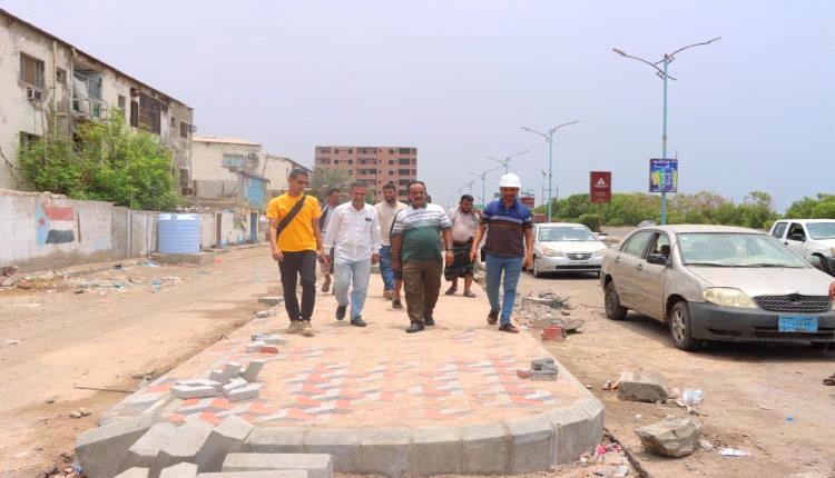 مديرية الزهري تتفقد قرب الانتهاء من إعادة تأهيل رصيف الكورنيش