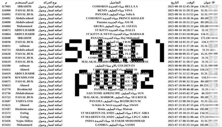 هاكرز يقتحمون موانئ الحوثيين ويسيطرون على بيانات الرحلات