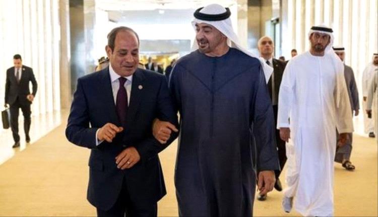 زيارة أخوية.. محمد بن زايد في العلمين والسيسي في مقدمة الاستقبال