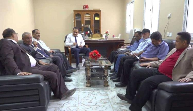 فريق التوجيه والرقابة الرئاسي يلتقي قيادة لحج لتفعيل العمل المشترك وتعزيز التعافي الاقتصادي
