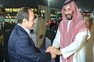 السيسي في الرياض.. ملفات غزة واليمن وأمن البحر الأحمر على طاولة الحوار