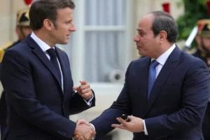 السيسي لماكرون: لا تهجير للفلسطينيين ومصر متمسكة بحل الدولتين