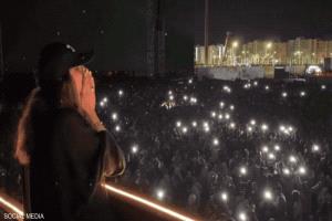أنغام تفاجئ جمهور مهرجان العلمين