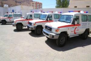 خطة انتشار فرق الإسعاف في عدن استعداداً للمنخفض الجوي