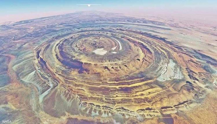 هيكل "ريشات" المذهل في صحراء موريتانيا