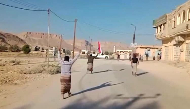 فرحة جنوبية في حضرموت مع تقدم القوات المسلحة لتحرير الوادي