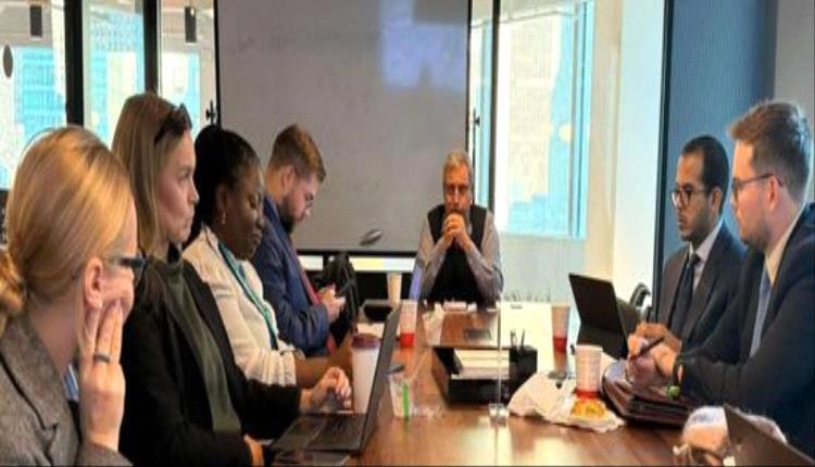 ممثل المجلس الانتقالي الجنوبي في نيويورك يطلع بعثات مجلس الأمن على مستجدات الأوضاع في الجنوب