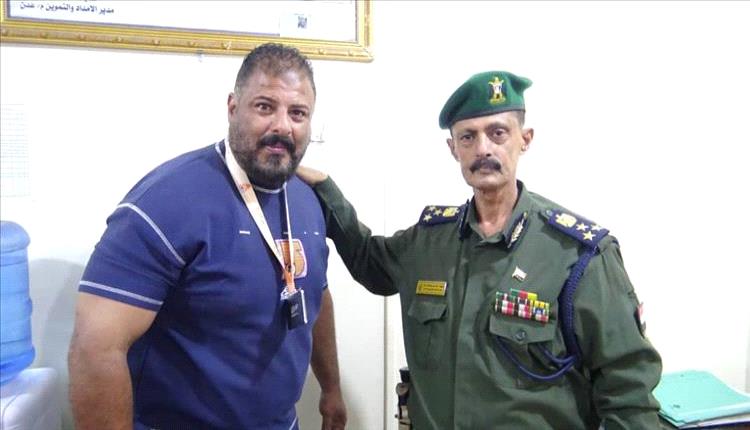 عدن تستقبل بطل آسيا في مصارعة الذراعين أدهم بدر بعد فوزه بفضيتين