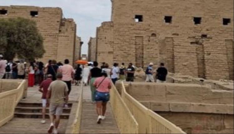 الأقصر تحتفل بتعامد الشمس على قدس الأقداس