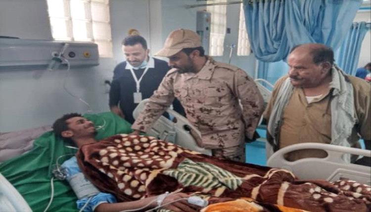 باعوم يتفقد جرحى شبوة ويؤكد استمرار درب الشهداء