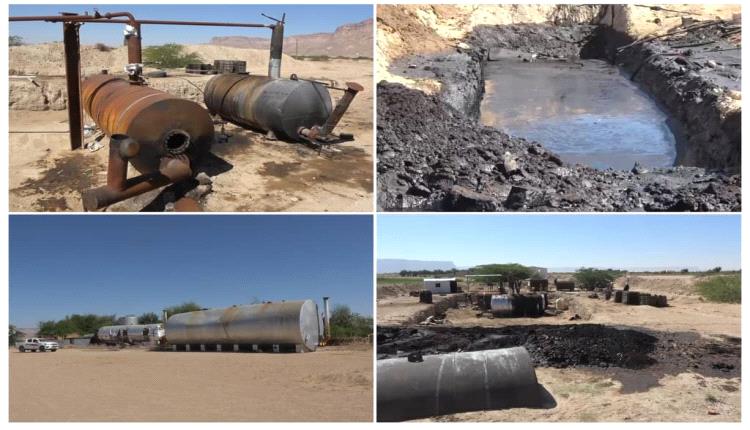 القوات الجنوبية تكشف مصفاة سرية لنهب النفط داخل مزرعة متنفذ شمالي بوادي حضرموت