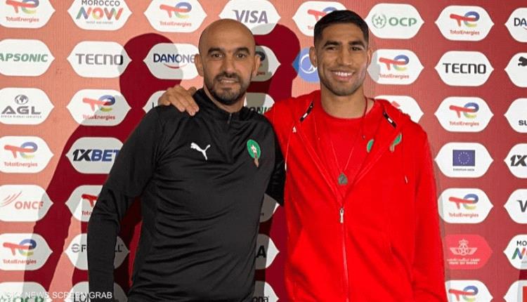 الركراكي: أنا الأنسب لقيادة الأسود.. وحكيمي: 