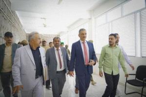 لملس يتفقد تأهيل مكتب التعليم الفني بعدن لتعزيز فرص الشباب