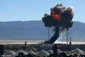 انفجار مرعب.. تحطم مقاتلة أميركية ونجاة الطيار