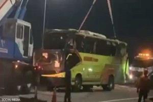 مقتل 15 وإصابة 19 في حادث مروري مروع بإندونيسيا