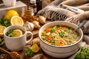 أطعمة صحية تساعد على التعافي من "الإنفلونزا الخارقة"